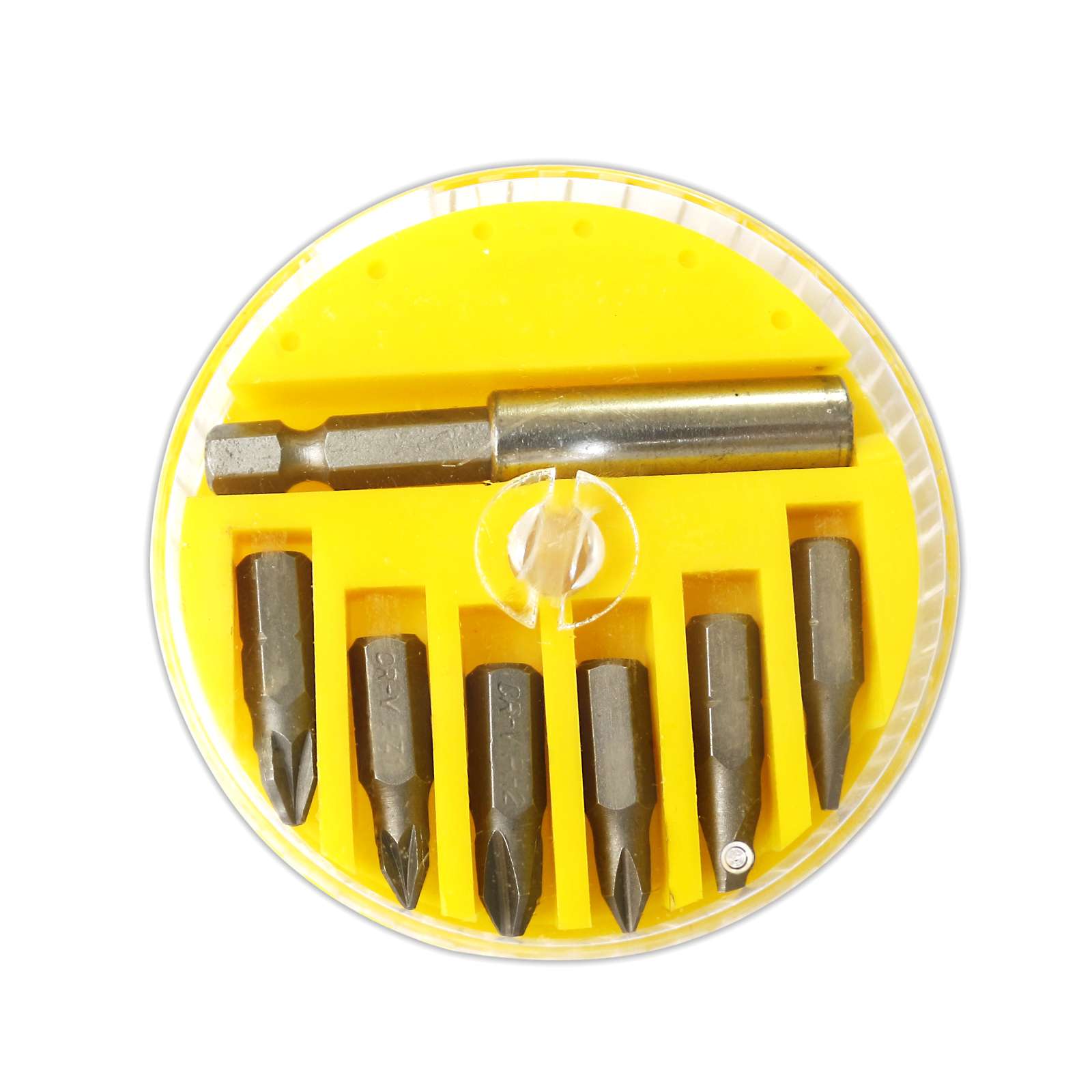 Chrome Vanadium Steel Power Screwdriver Bits Set, 7 Pieces - 1
