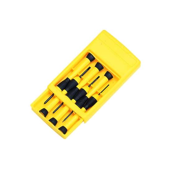 Chrome Vanadium Steel Precision Screwdriver Set with Storage Case, 6 Pieces - 2