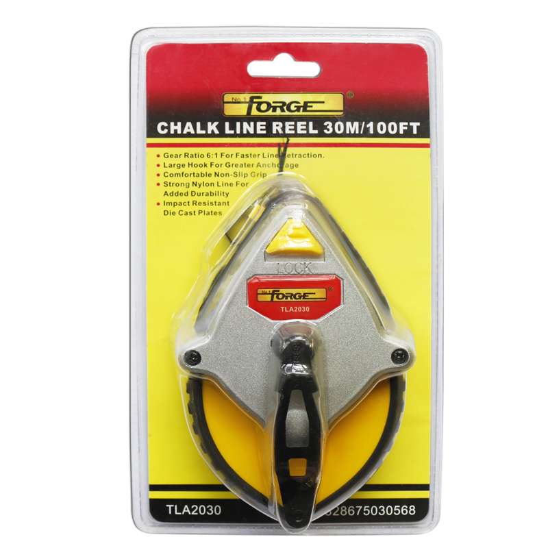 100'L Professional Chalk Line Reel