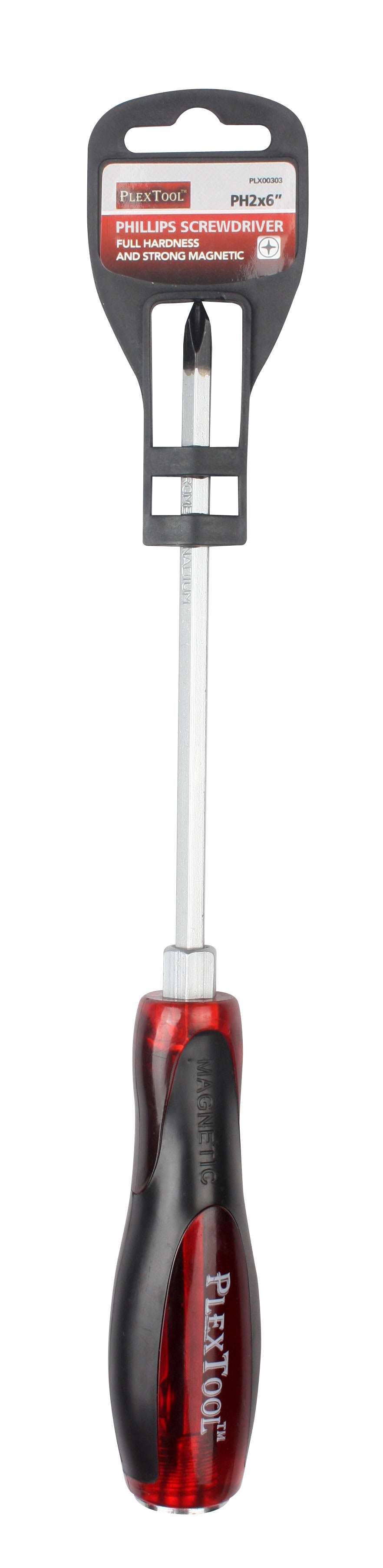 6"L x PH2 Full Hardness Strong Magnetic Screwdriver - 1
