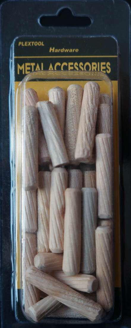 1/4"D x 1-1/4"L Dowel Pin, 36/Pack - 1