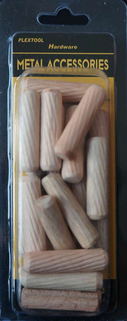 0.3"D x 1-1/4"L Dowel Pin, 20/Pack - 1