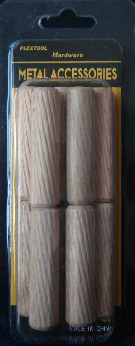 0.4"D x 1-1/2"L Dowel Pin, 10/Pack - 1