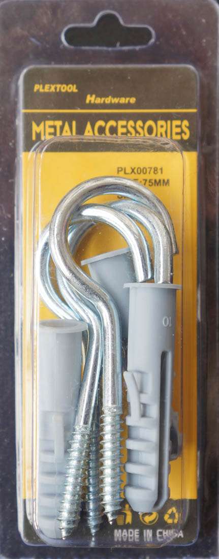 3" Hook Anchor Set, 3/Pack - 1