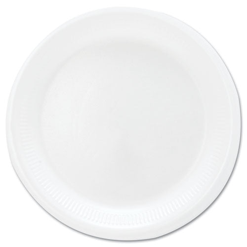 Mediumweight Foam Dinnerware, Plates, 6" dia, White, 125/Pack, Sold as 1 Package