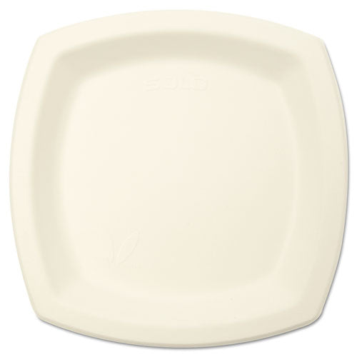 Bare Eco-Forward Sugarcane Dinnerware Perfect Pak, 6 7/10" Plate, Ivory, 125/Pk, Sold as 1 Package