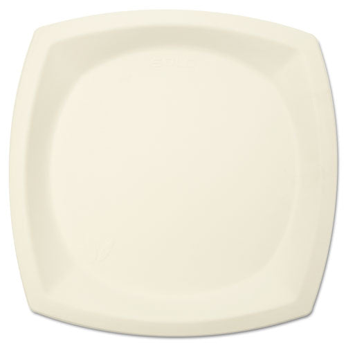 Bare Eco-Forward Sugarcane Plate Perfect Pak, 10" dia, Ivory, 125/Pk, Sold as 1 Package