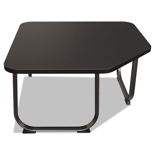 Oui Reception and Lobby Tables, Corner Table, 31w x 31d x 19h, Black, Sold as 1 Each