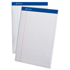 Ampad Perforated Ruled Pads, Sold as 1 Dozen, 12 Each per Dozen