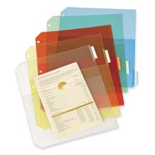 Cardinal Poly Ring Binder Pocket, Sold as 1 Package