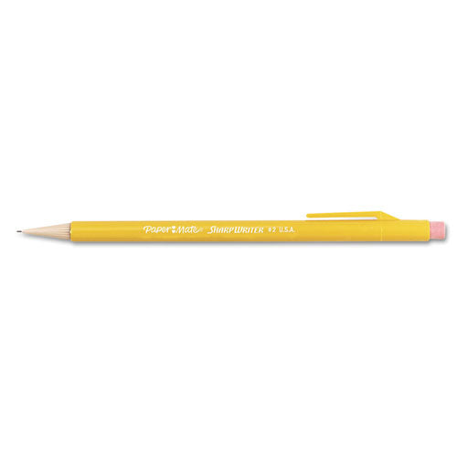 Sharpwriter Mechanical Pencil, HB, .7 mm, Classic Yellow, 36/Carton, Sold as 1 Box, 36 Each per Box