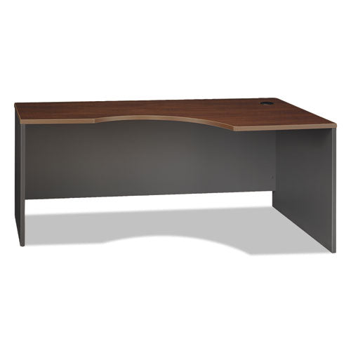 Bush - Series C Right Corner Desk Module, 71w x 35-1/2d, Hansen Cherry/Graphite Gray, Sold as 1 EA