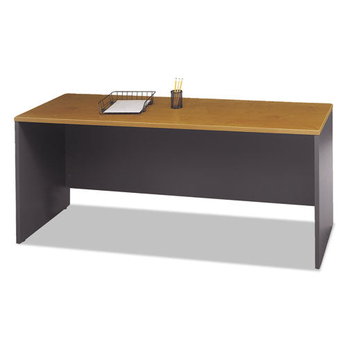 Bush - Series C Credenza, 71w x 23-3/8d x 29-7/8h, Natural Cherry/Graphite Gray, Sold as 1 EA