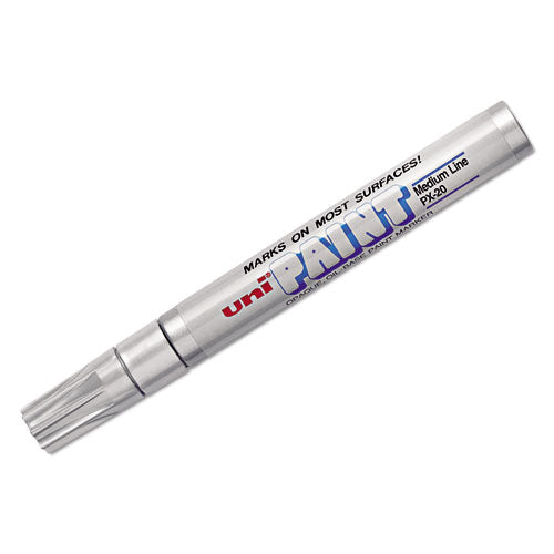 Sanford - uni-Paint Marker, Medium Point, Metallic Silver, Sold as 1 EA