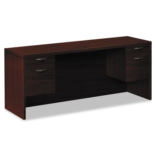 Valido 11500 Series Kneespace Credenza, 72w x 24d x 29-1/2h, Mahogany, Sold as 1 Each