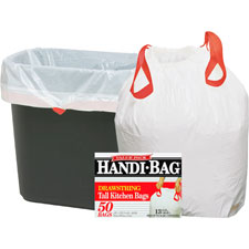 Webster Drawstring Trash Bag, Sold as 1 Box, 50 Each per Box