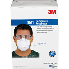 3M Particulate Respirator, Sold as 1 Box, 10 Each per Box