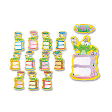 Carson-Dellosa Birthday Frog Bulletin Board Decoration Set, Sold as 1 Package