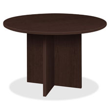 Lorell Prominence 79000 Series Espresso Round Conference Table, Sold as 1 Each