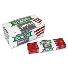 Dixon Economy Flat Carpenter Pencils, Sold as 1 Dozen, 12 Each per Dozen