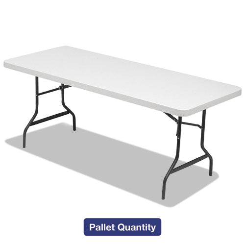Folding Table, 72w x 30d x 29h, Platinum/Charcoal, 15/Pallet, Sold as 1 Pallet