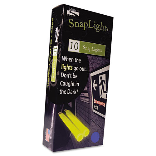 Miller's Creek - Snaplights, 6-inchl x 3/4-inchw, Blue, 10/Pack, Sold as 1 PK