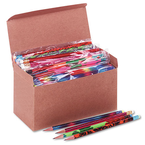 Moon Products - Award Woodcase Pencil, Treasure Assortment, HB #2, Gross, Sold as 1 BX