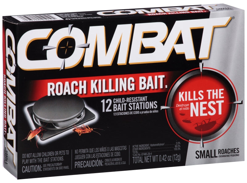 Small Roach Bait, 12/Pack, 12 Packs/Carton