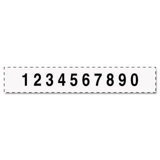 Professional Self-Inking Numberer, Ten Bands/Digits, Type Size: 2, Black - 
