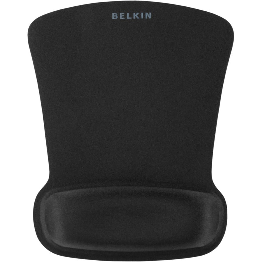 WaveRest Gel Mouse Pad with Wrist Rest, 9.3 x 11.9, Black