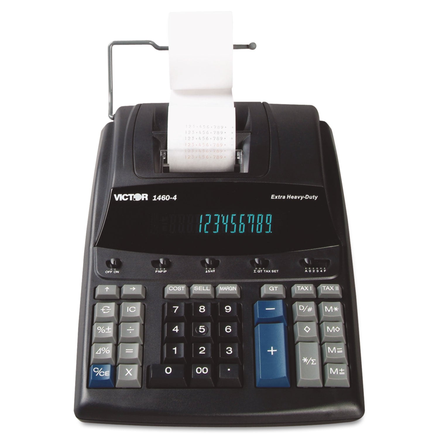 1460-4 Extra Heavy-Duty Printing Calculator, Black/Red Print, 4.6 Lines/Sec - 