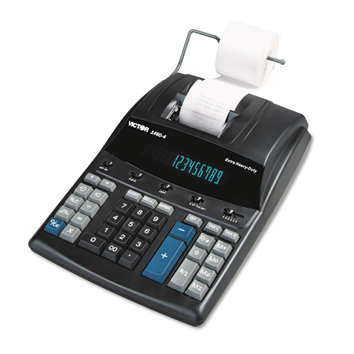 1460-4 Extra Heavy-Duty Printing Calculator, Black/Red Print, 4.6 Lines/Sec - 