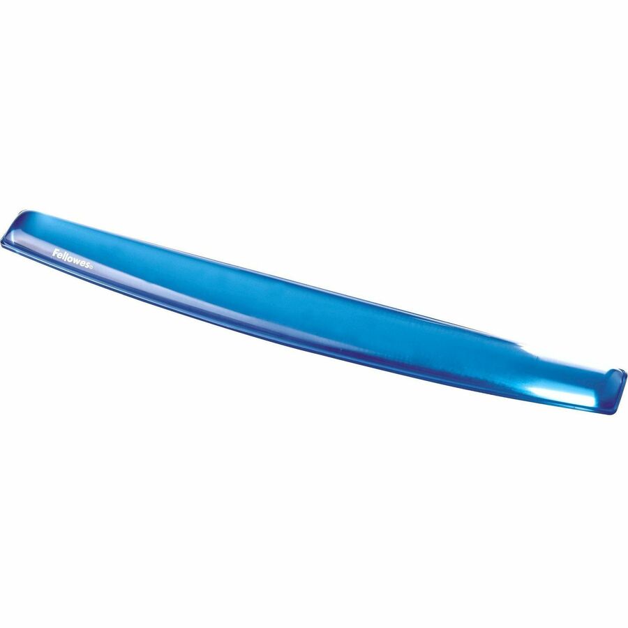 Gel Crystals Keyboard Wrist Rest, 18.5 x 2.25, Blue