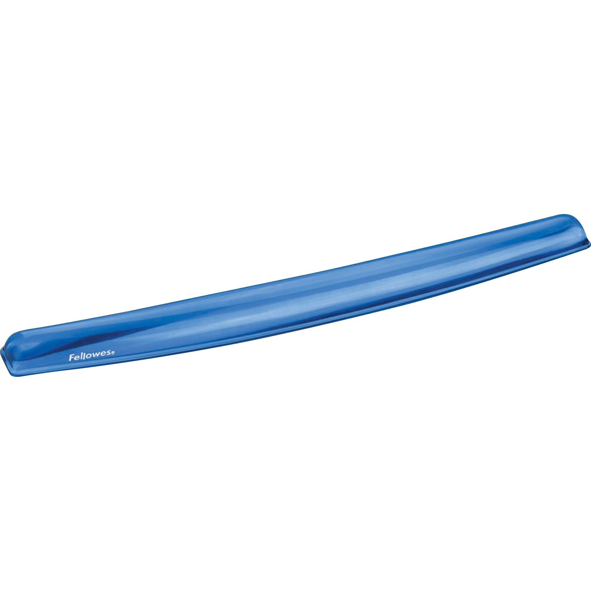 Gel Crystals Keyboard Wrist Rest, 18.5 x 2.25, Blue