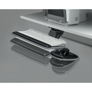 Adjustable Standard Keyboard Platform, 20.25w x 11.13d, Graphite/Black
