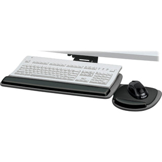 Adjustable Standard Keyboard Platform, 20.25w x 11.13d, Graphite/Black