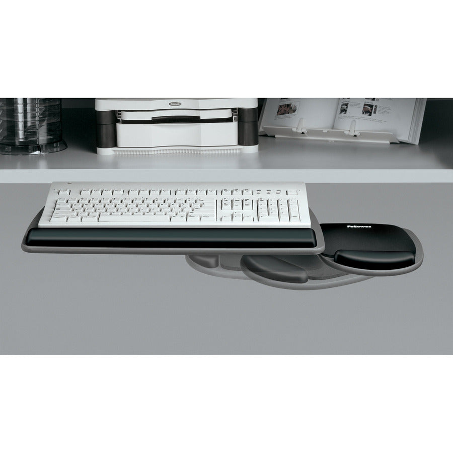 Adjustable Standard Keyboard Platform, 20.25w x 11.13d, Graphite/Black
