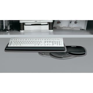 Adjustable Standard Keyboard Platform, 20.25w x 11.13d, Graphite/Black