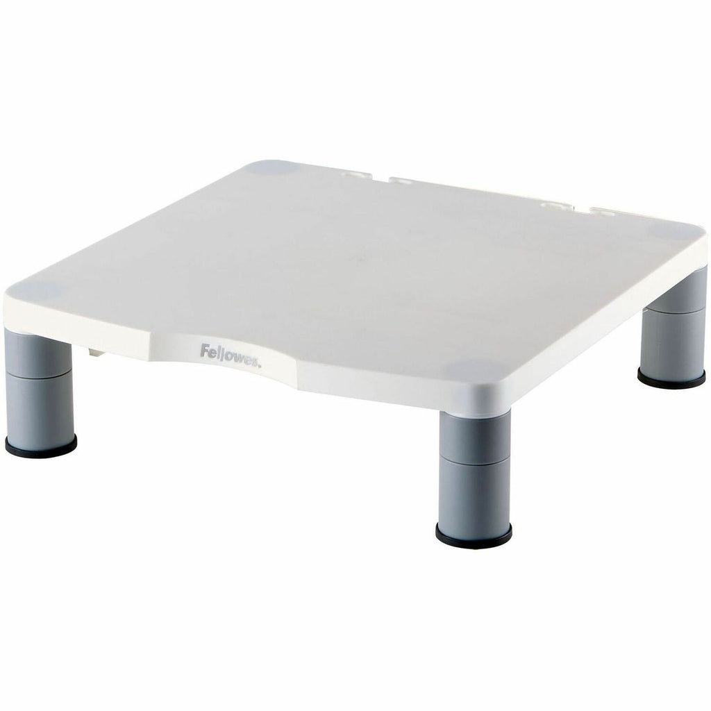 Standard Monitor Riser, For 21" Monitors, 13.38" x 13.63" x 2" to 4", Platinum/Graphite, Supports 60 lbs