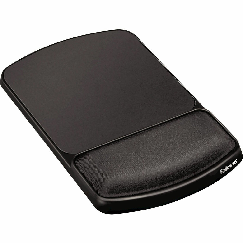 Gel Mouse Pad with Wrist Rest, 6.25 x 10.12, Graphite/Platinum