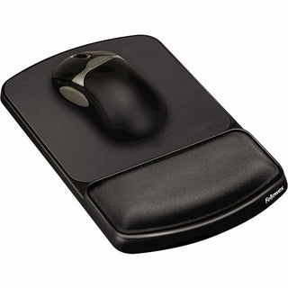 Gel Mouse Pad with Wrist Rest, 6.25 x 10.12, Graphite/Platinum