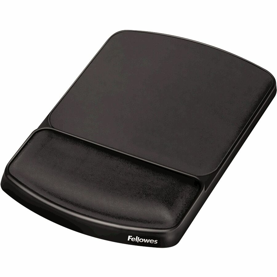 Gel Mouse Pad with Wrist Rest, 6.25 x 10.12, Graphite/Platinum