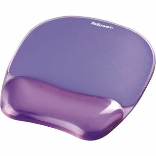 Gel Crystals Mouse Pad with Wrist Rest, 7.87 x 9.18, Purple