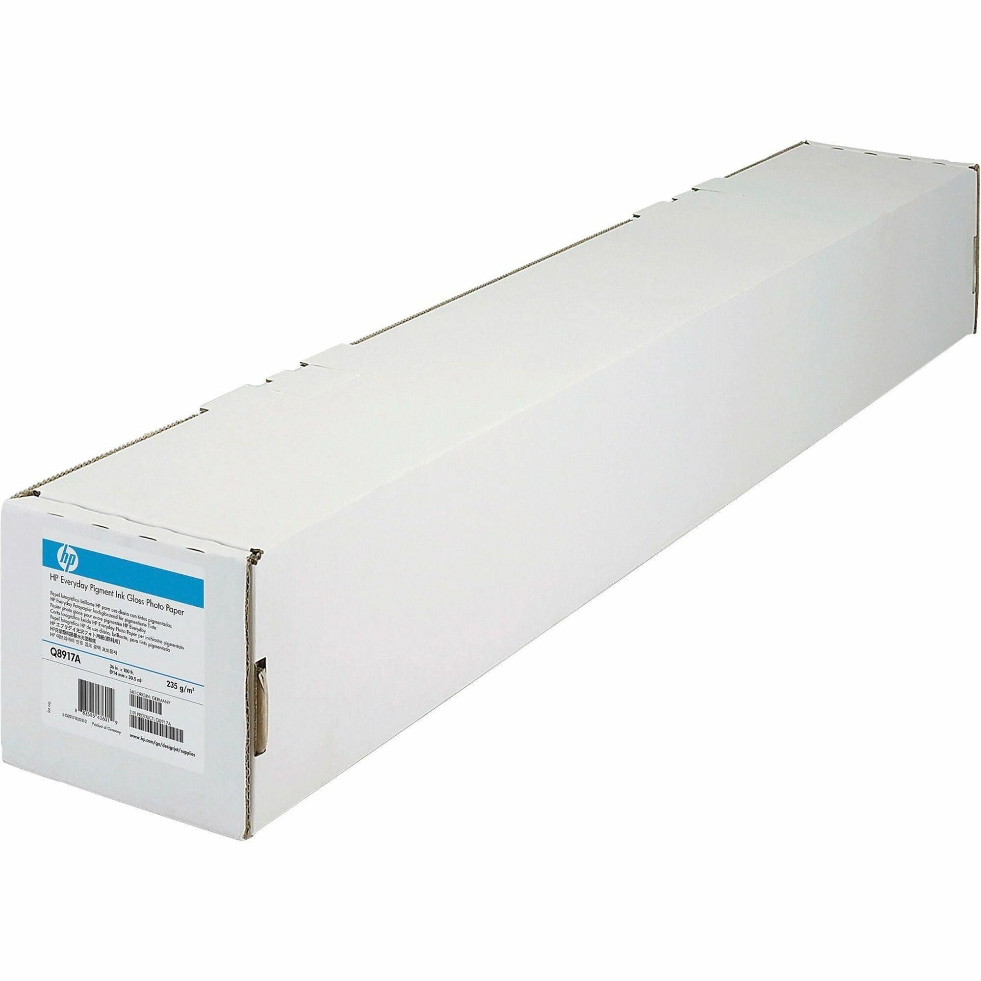 DesignJet Inkjet Large Format Paper, 6.6 mil, 36" x 100 ft, Coated White