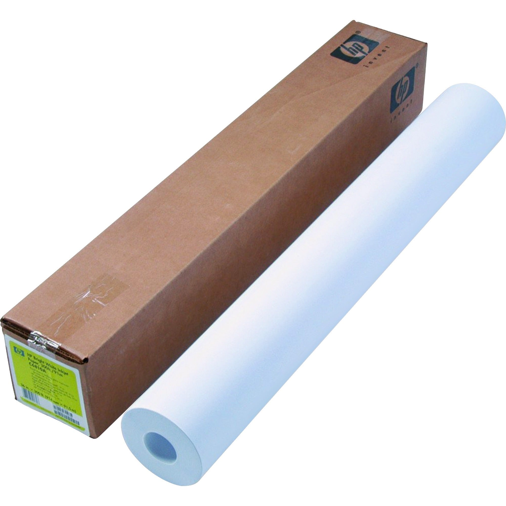 DesignJet Large Format Paper for Inkjet Prints, 4.7 mil, 36" x 300 ft, White