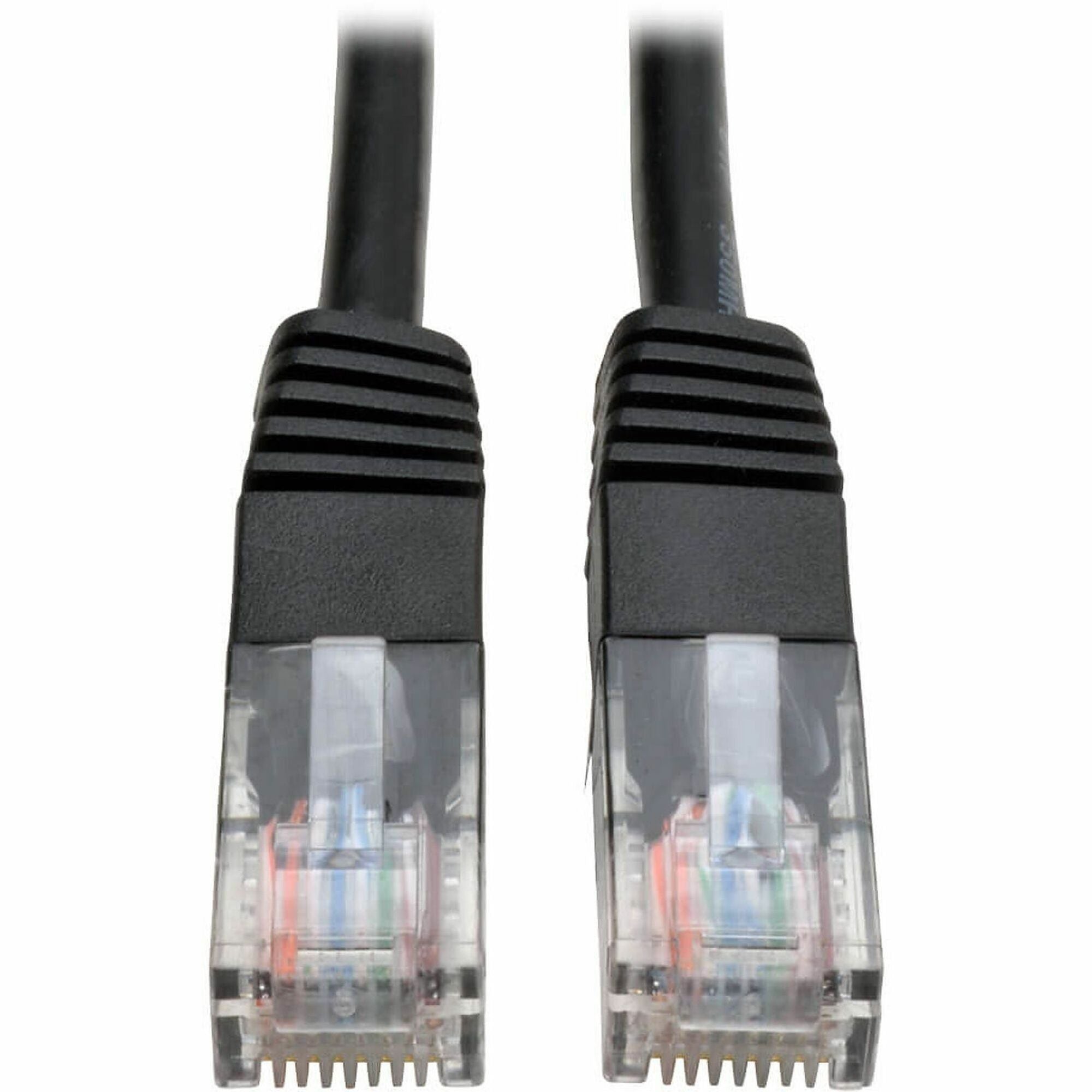 CAT5e 350 MHz Molded Patch Cable, 25 ft, Black