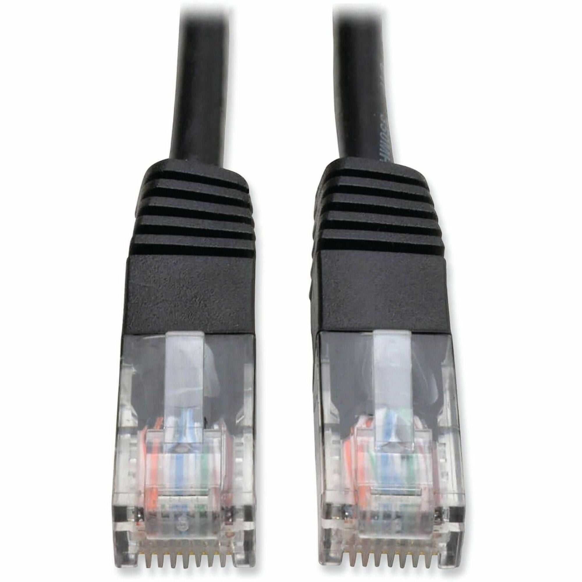 CAT5e 350 MHz Molded Patch Cable, 10 ft, Black