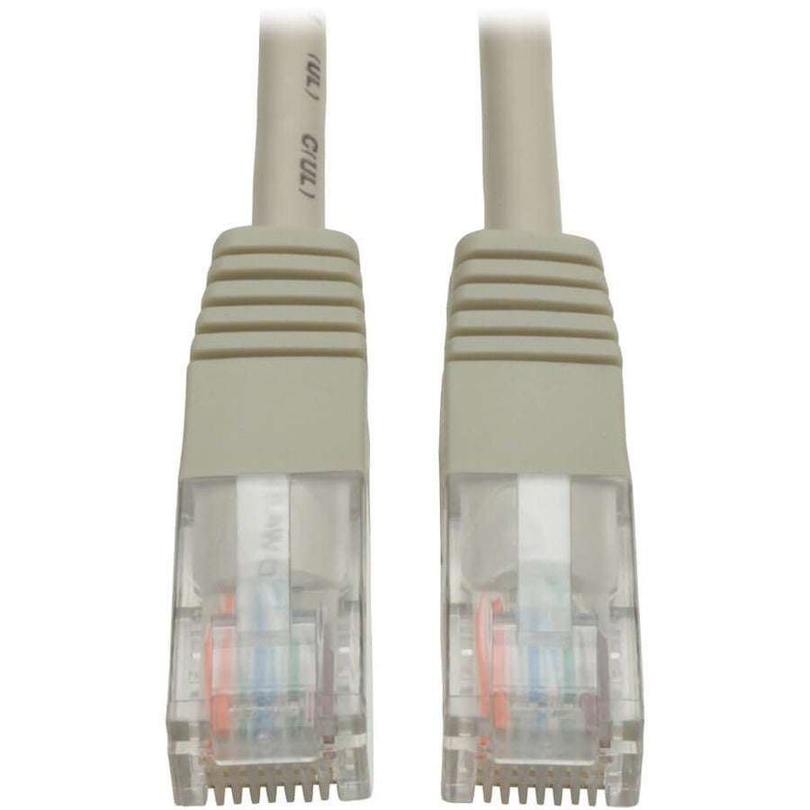 CAT5e 350 MHz Molded Patch Cable, 50 ft, Gray