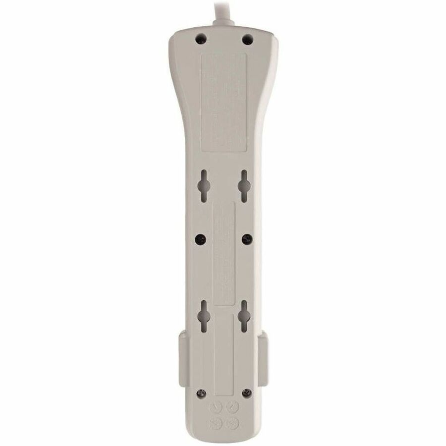 Protect It! Surge Protector, 7 AC Outlets, 15 ft Cord, 2,520 J, Light Gray