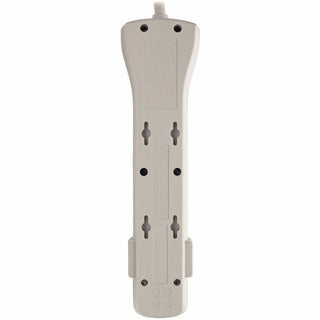 Protect It! Surge Protector, 7 AC Outlets, 15 ft Cord, 2,520 J, Light Gray